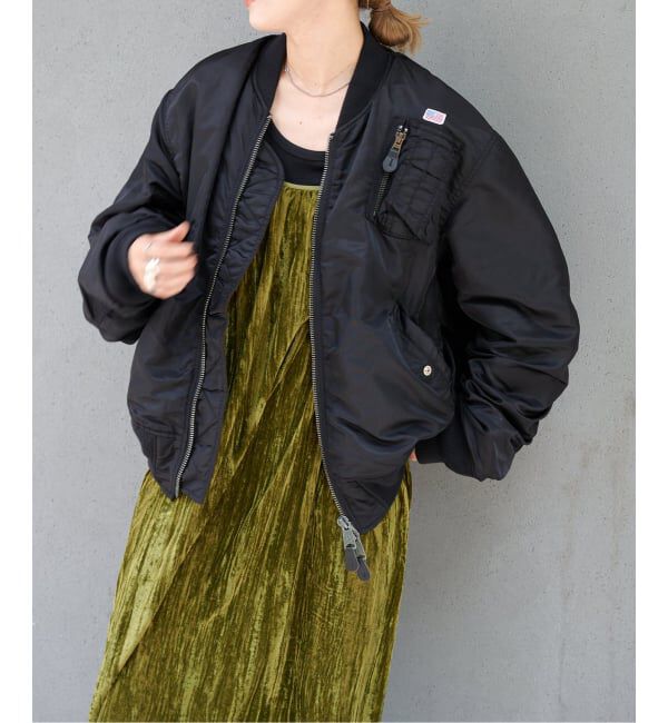 OUTDOOR PRODUCTS Usual Things「ULT MA-1ジャケット ユニセックス着用可」|ブルゾン・スタジャン|
