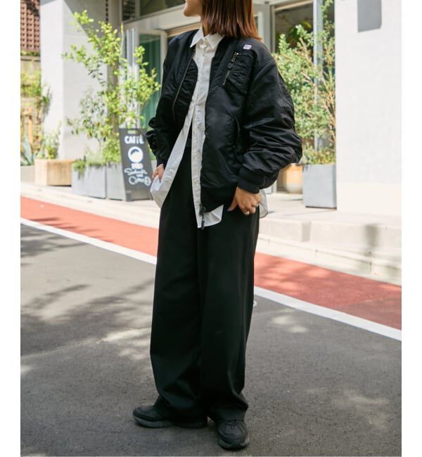 OUTDOOR PRODUCTS Usual Things「ULT MA-1ジャケット ユニセックス着用可」|ブルゾン・スタジャン|