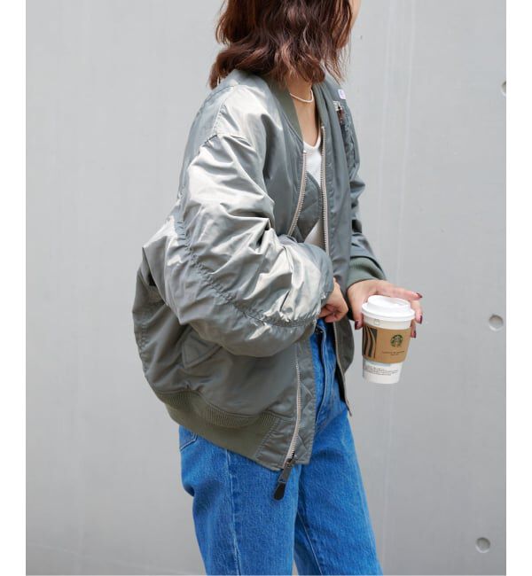 OUTDOOR PRODUCTS Usual Things「ULT MA-1ジャケット ユニセックス着用可」|ブルゾン・スタジャン|