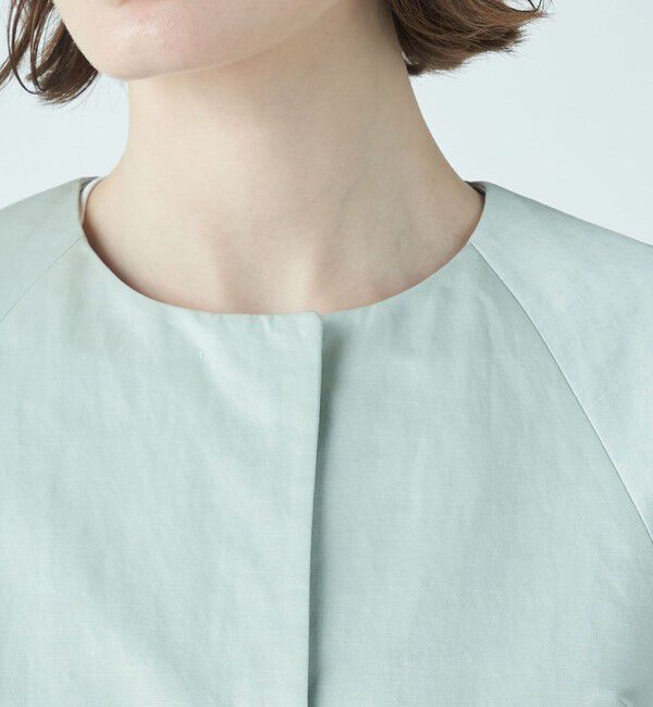 TOMORROWLAND collection「スパークツイル コクーンコート」|ノーカラーコート|