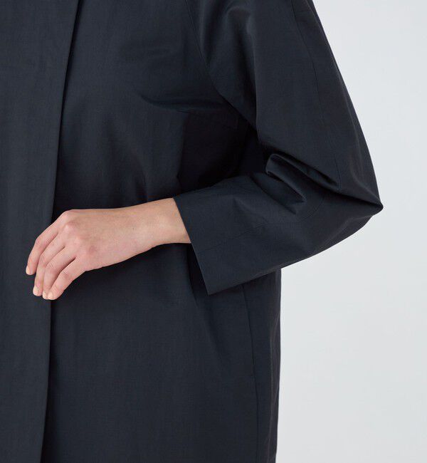 TOMORROWLAND collection「スパークツイル コクーンコート」|ノーカラーコート|