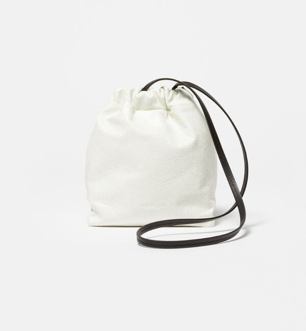 CABaN「CABaN by Patricia Urquiola スモールレザーポシェット」|ショルダー・メッセンジャー|11 ホワイト