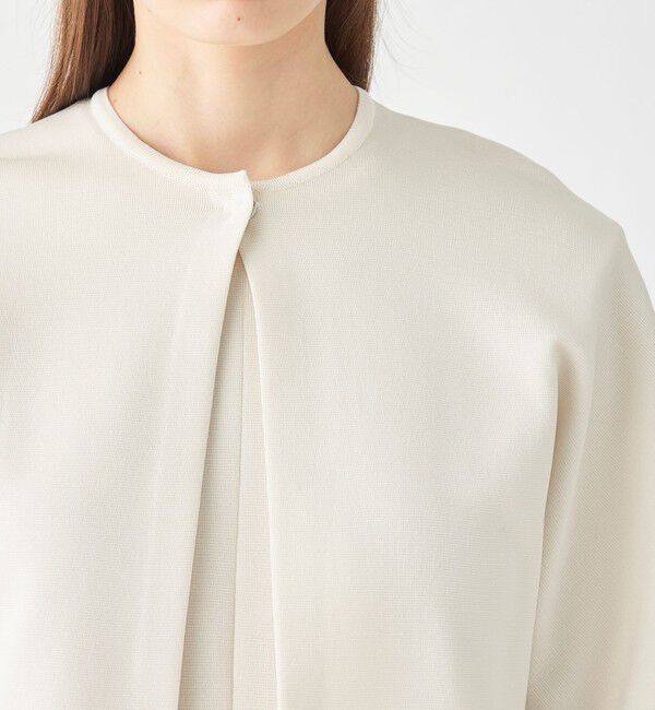 Ballsey「ミラノリブ ショートボレロ」|カーディガン|