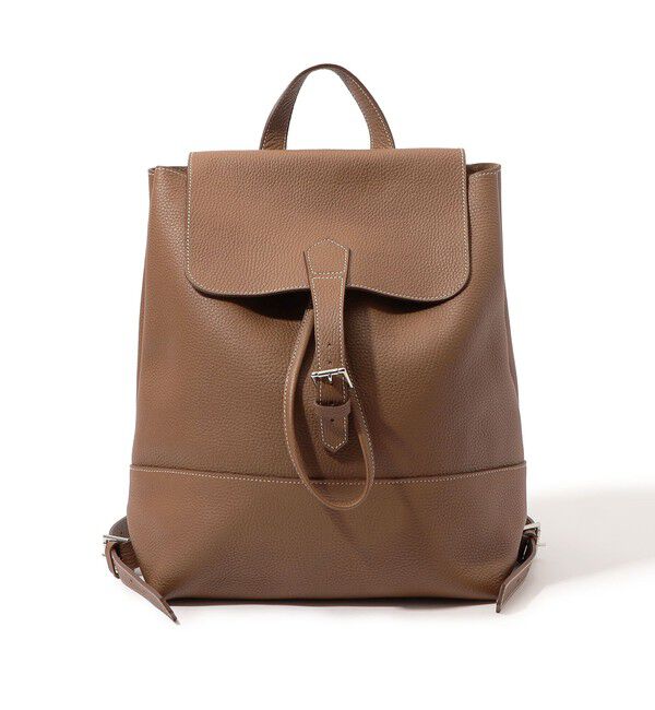 TOMORROWLAND GOODS「Charles et Charlus シュリンクレザー バックパック」|リュック|47 ブラウン