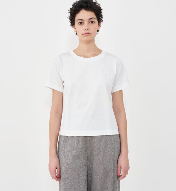 GALERIE VIE「ファインコットン クルーネックTシャツ」|Tシャツ・カットソー|