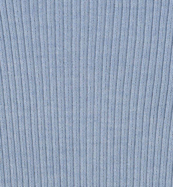 GALERIE VIE「プルミエールウールリブ ビルドネックプルオーバー」|ニット・セーター|