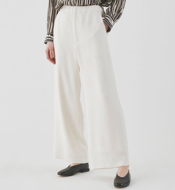 GALERIE VIE「ダブルクロス イージーセミワイドパンツ」|その他|