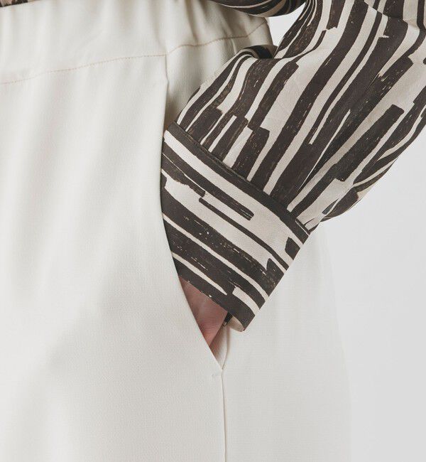 GALERIE VIE「ダブルクロス イージーセミワイドパンツ」|その他|