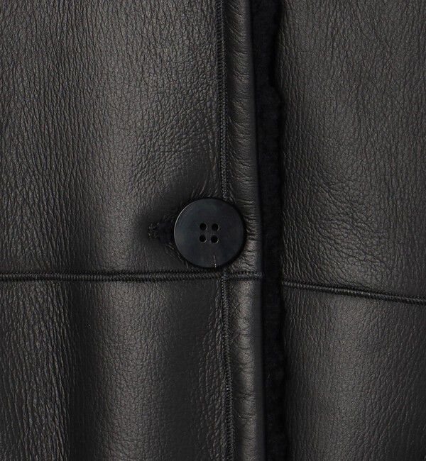 GALERIE VIE「セミカーリームートン フーデットコート」|その他|