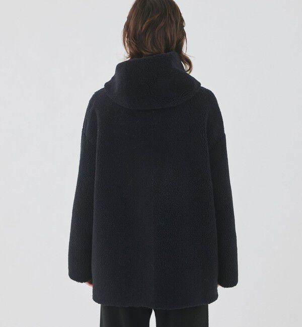 GALERIE VIE「セミカーリームートン フーデットコート」|その他|