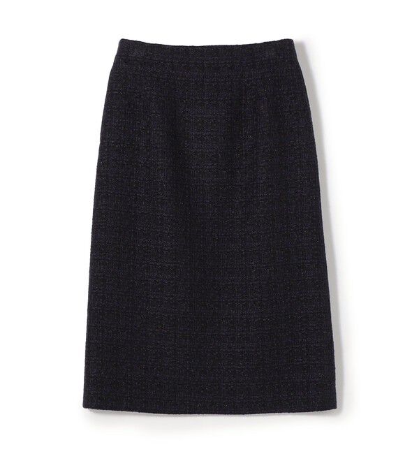 Ballsey「ラメミックスツイード プレーンタイトスカート」|タイト|