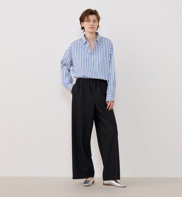 GALERIE VIE「ウォッシャブルギャバジン イージーセミワイドパンツ」|その他|