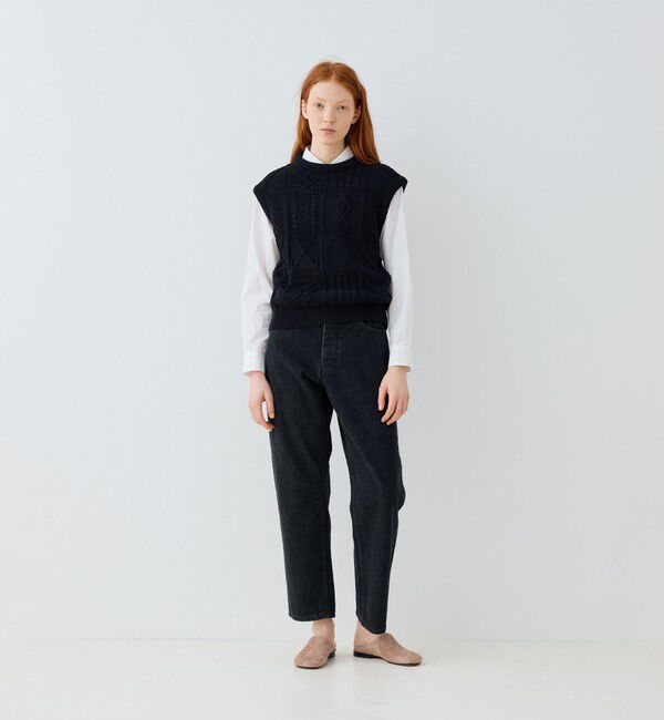 GALERIE VIE「ガンジーニット ベスト」|ベスト・ジレ|
