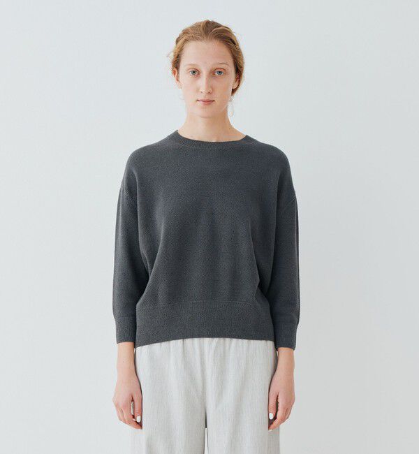 GALERIE VIE「ドライカノコ クルーネックプルオーバー」|ニット・セーター|