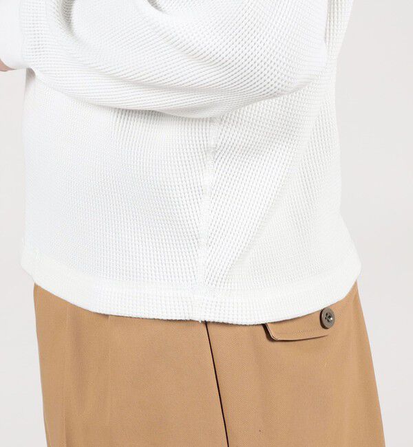 TOMORROWLAND MENS「スビンコットン ワッフル クルーネックカットソー」|Tシャツ・カットソー|