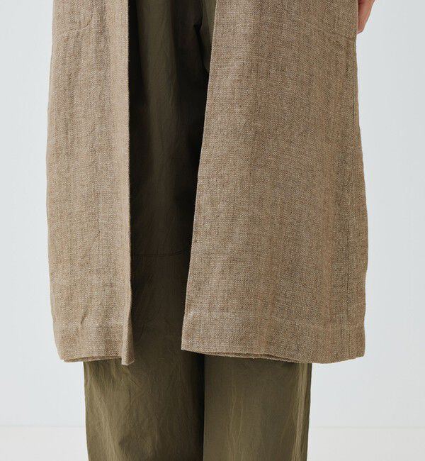 GALERIE VIE「グリッターリネン ロングジレ」|ベスト・ジレ|