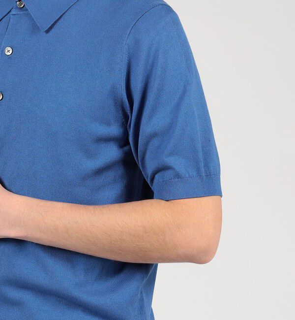 TOMORROWLAND MENS「TOMORROWLAND tricot シルクコットン ニットポロシャツ SESIA」|ニット・セーター|