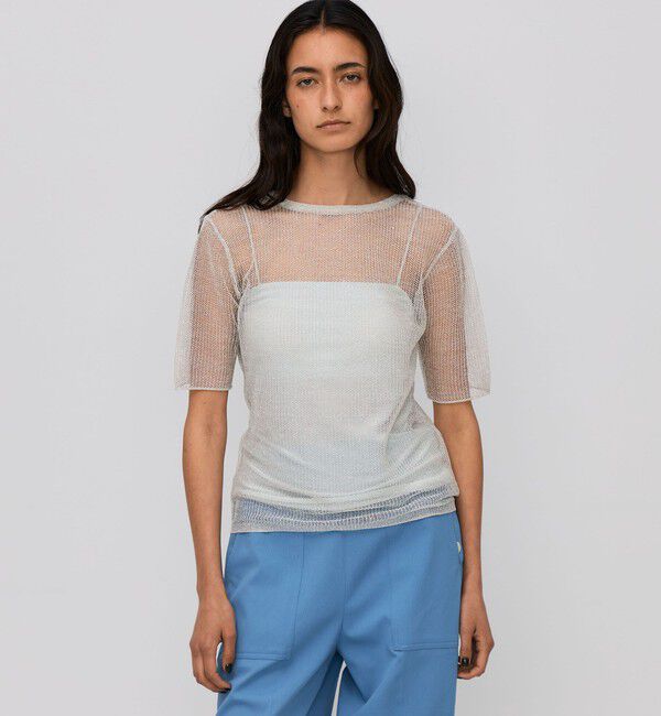 BACCA「オーロラフィルム リネンカットソー」|ニット・セーター|