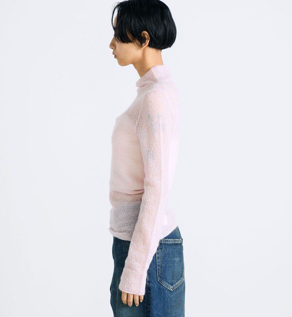 Edition「モヘアシアー ハイネックネックニット」|ニット・セーター|