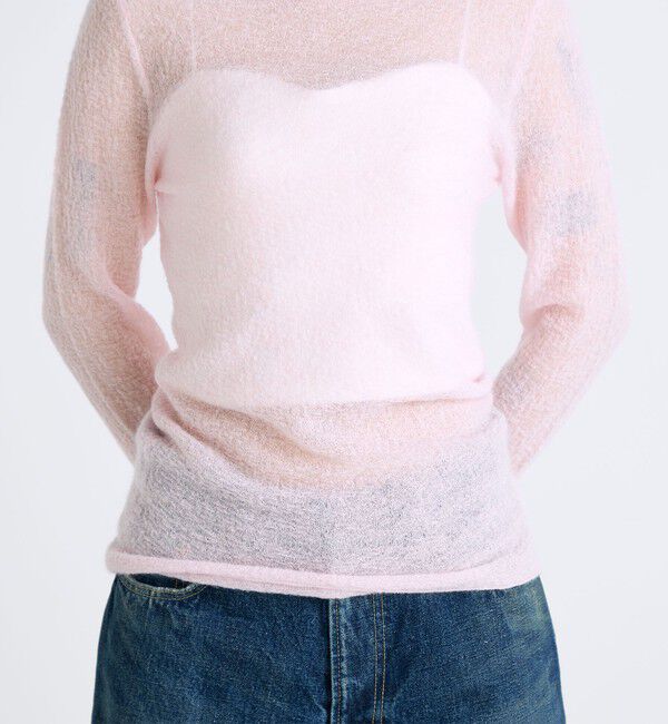 Edition「モヘアシアー ハイネックネックニット」|ニット・セーター|