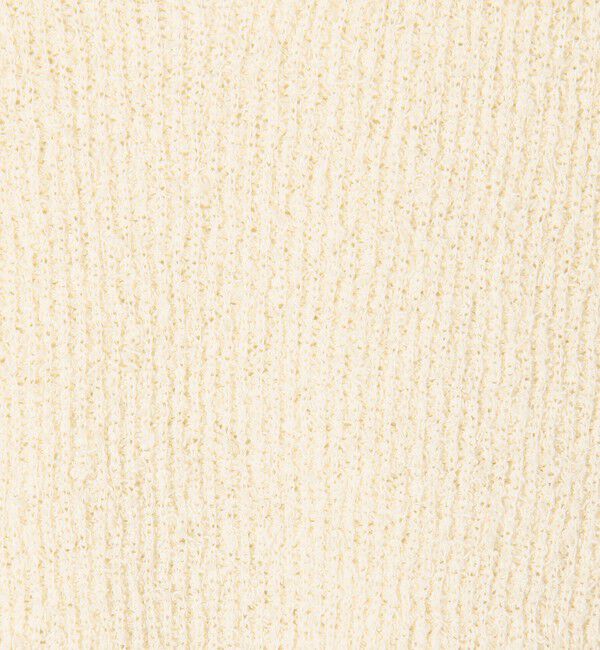 DES PRES「カールヤーンニット Vネックチュニックプルオーバー」|ニット・セーター|