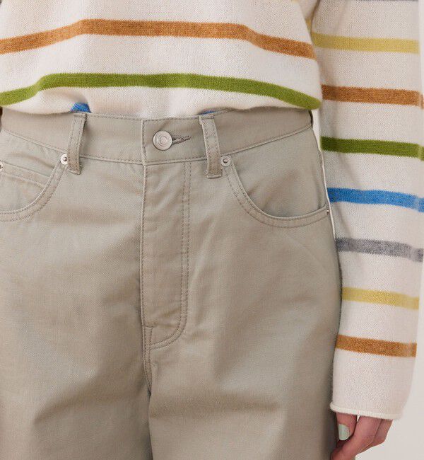 GALERIE VIE「ブラッシュドツイル セミワイドパンツ」|その他|