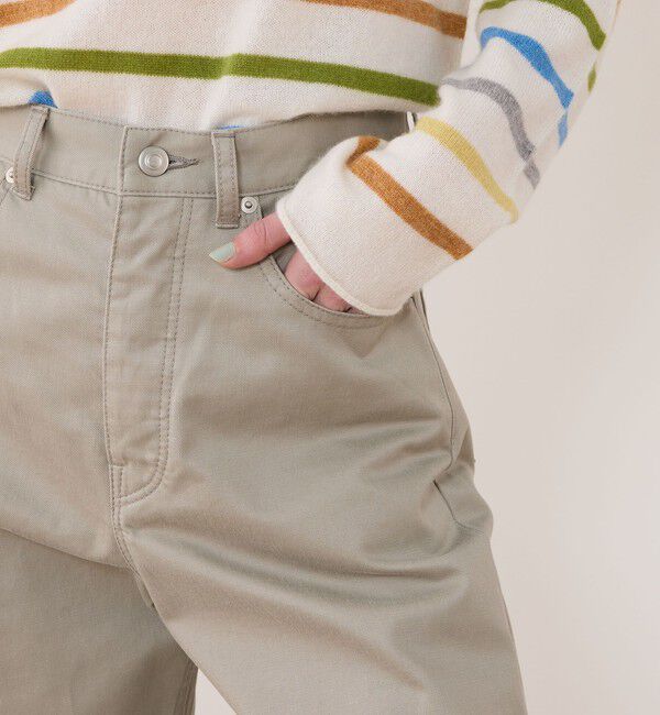 GALERIE VIE「ブラッシュドツイル セミワイドパンツ」|その他|