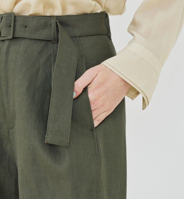 GALERIE VIE「【WEB先行予約】ラミーツイル ベルテッドカーゴパンツ」|カーゴ|