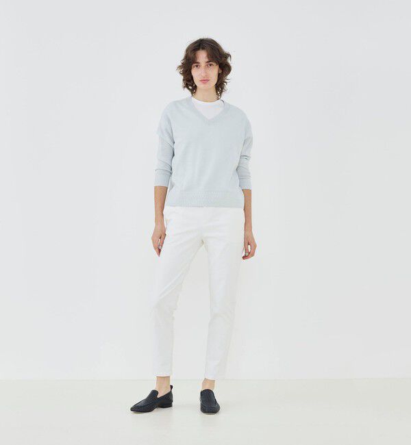 GALERIE VIE「【WEB先行予約】ドライカノコ Vネックプルオーバー」|ニット・セーター|