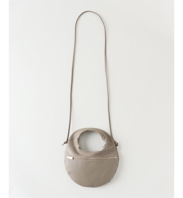  「【blancle/ ブランクレ】S.LEATHER ROUND MINI 2WAY BAG」|ショルダー・メッセンジャー|