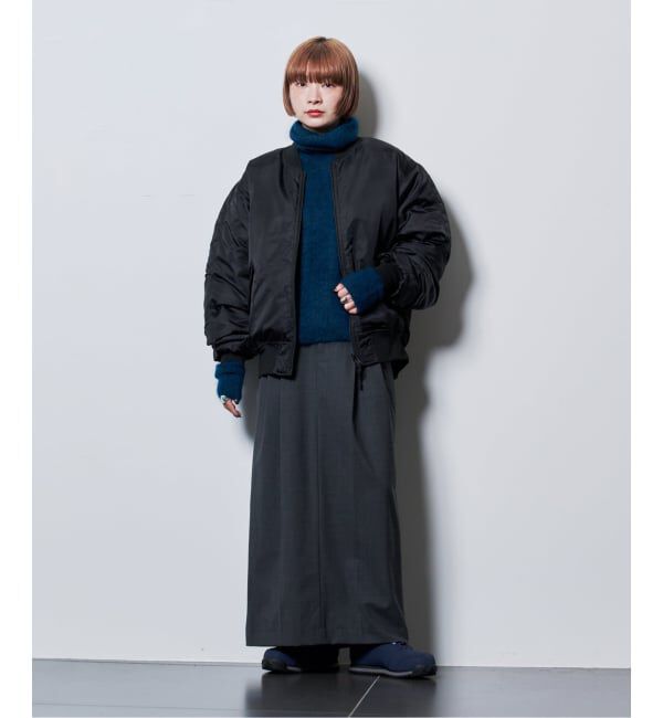  「DAIWA PIER 39 TECH REVERSIBLE MA-1 INNER BW-43025W：ダウンジャケット」|ダウン|