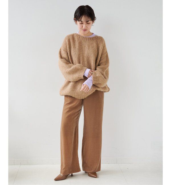 EMILYWEEK「スーパーウール クルーネックシアープルオーバー」|Tシャツ・カットソー|