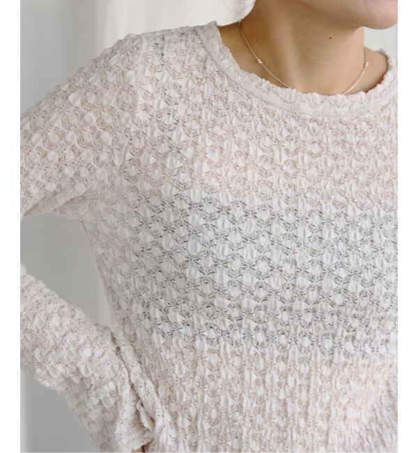 EMILYWEEK「オーガニックコットン混レースプルオーバー」|Tシャツ・カットソー|