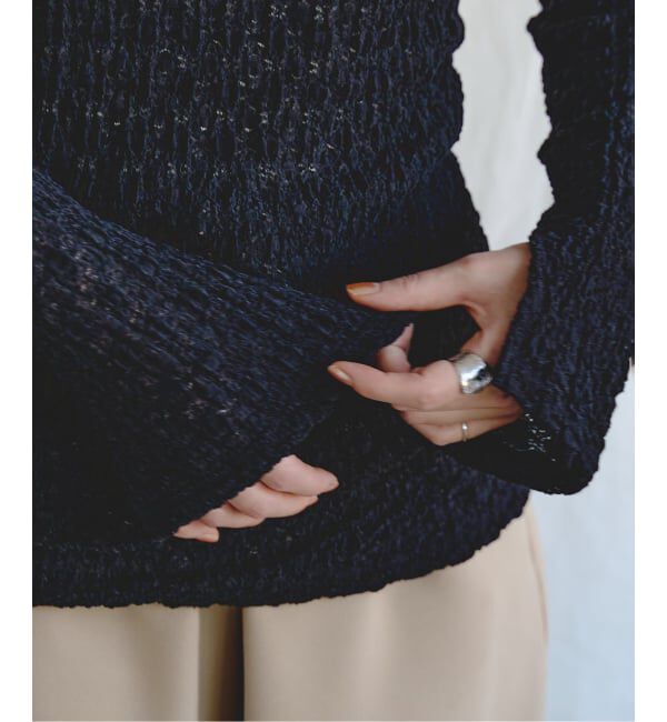 EMILYWEEK「オーガニックコットン混レースプルオーバー」|Tシャツ・カットソー|