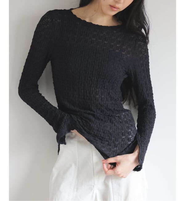 EMILYWEEK「オーガニックコットン混レースプルオーバー」|Tシャツ・カットソー|