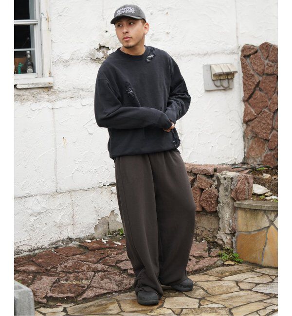 JOINT WORKS「THRIFTY LOOK/スリフティールック Worn-Out Crew Sweat」|スウェット・ジャージ|