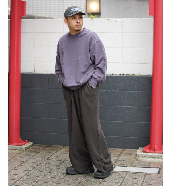 JOINT WORKS「THRIFTY LOOK/スリフティールック Worn-Out Crew Sweat」|スウェット・ジャージ|