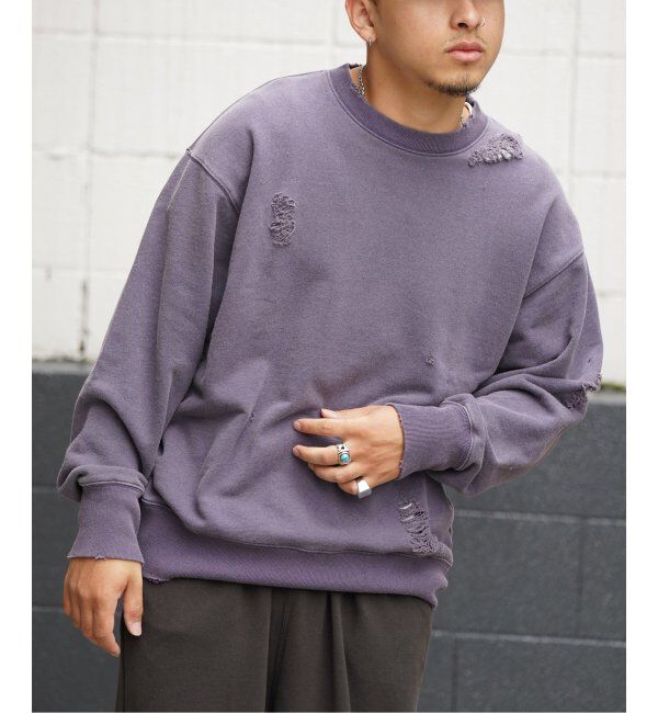 JOINT WORKS「THRIFTY LOOK/スリフティールック Worn-Out Crew Sweat」|スウェット・ジャージ|