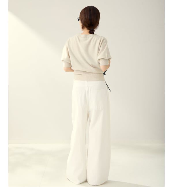 Plage「R&rsquo;IAM ハーフスリーブパフニット」|ニット・セーター|