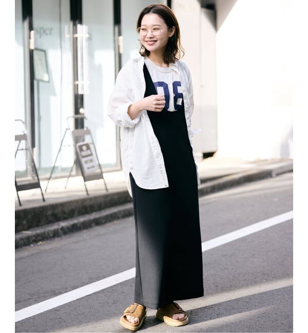 SLOBE IENA「リネンコットンレギュラーシャツ」|シャツ・ブラウス|