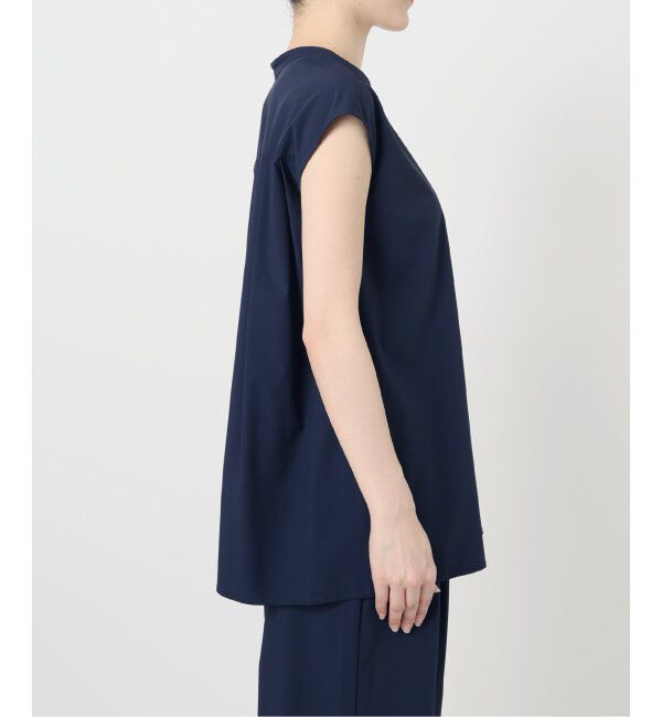 SLOBE IENA「《防しわ性/撥水/接触冷感/2枚セット》ナイロンブラウス&times;パンツセット」|シャツ・ブラウス|