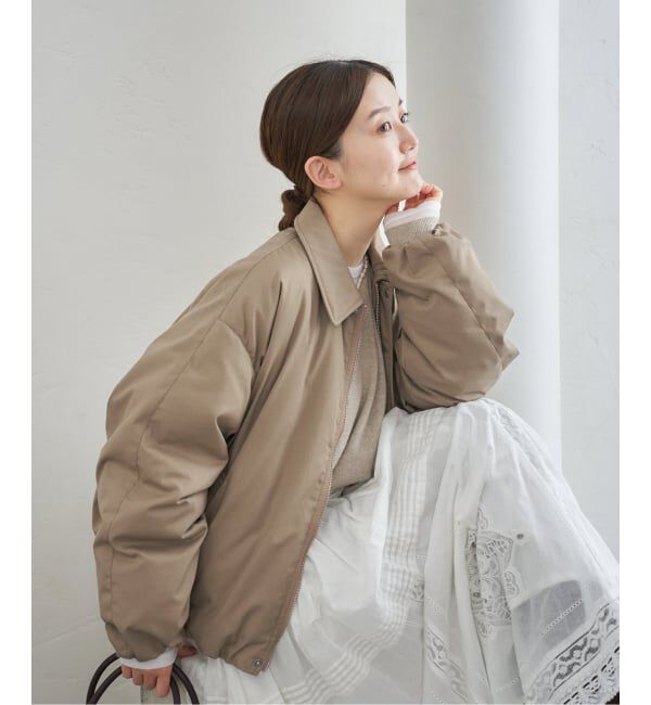 IENA「miffew/ミフュー WIDESQUARE ZIP DOWNJK ダウンジャケット 12」|ダウン|