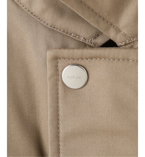 IENA「miffew/ミフュー WIDESQUARE ZIP DOWNJK ダウンジャケット 12」|ダウン|