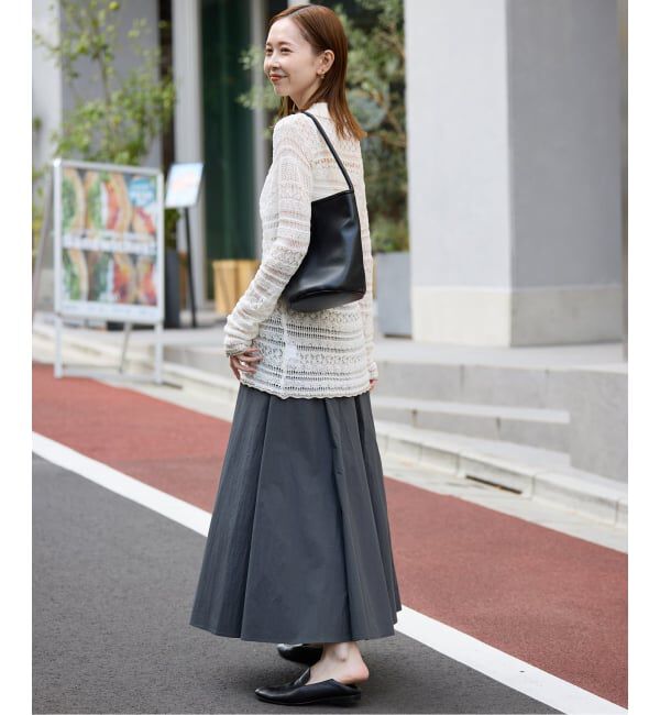 SLOBE IENA「レーシーニットシャツ」|ニット・セーター|