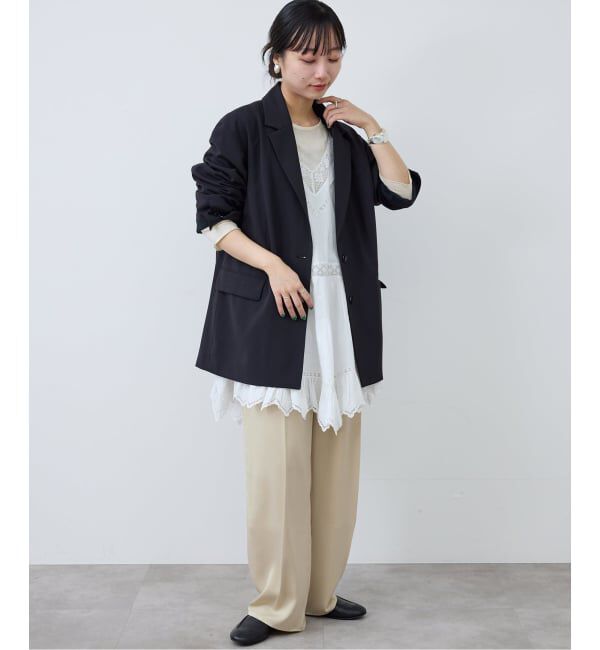 SLOBE IENA「サテンタックパンツ」|その他|