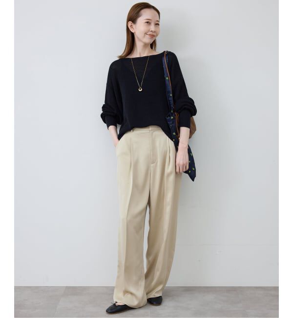 SLOBE IENA「サテンタックパンツ」|その他|