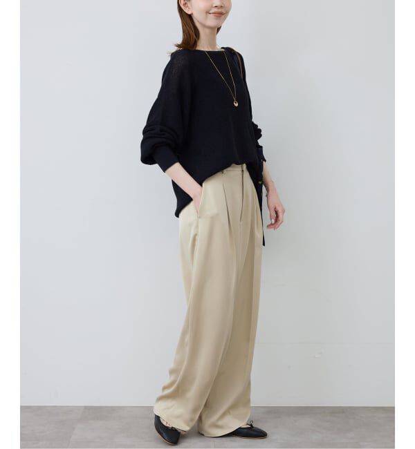 SLOBE IENA「サテンタックパンツ」|その他|