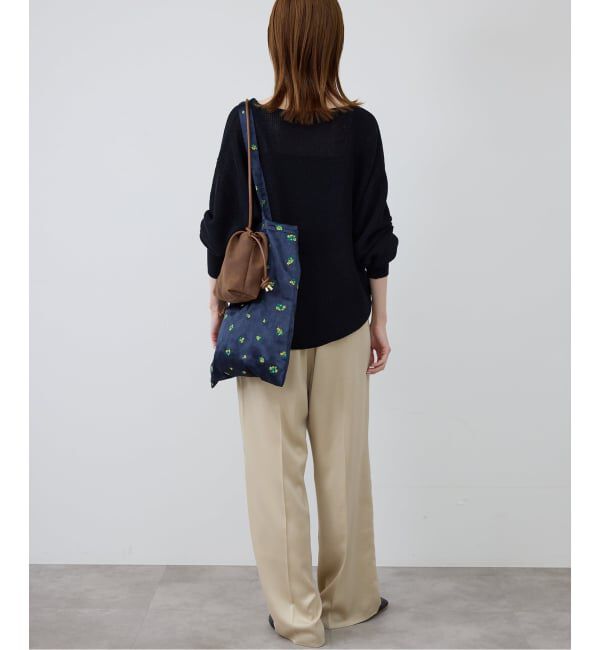 SLOBE IENA「サテンタックパンツ」|その他|