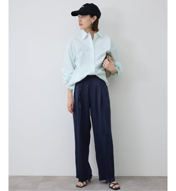 SLOBE IENA「サテンタックパンツ」|その他|