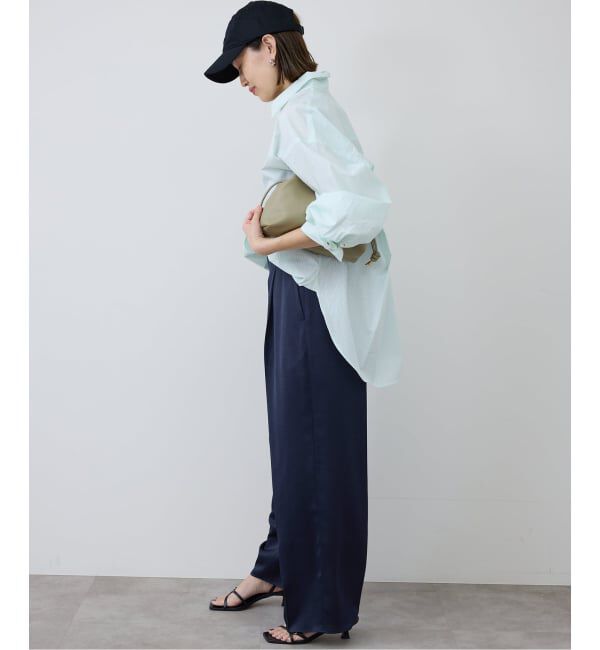 SLOBE IENA「サテンタックパンツ」|その他|